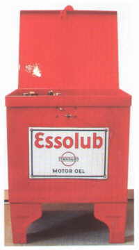 Esso Ölflaschenbehälter